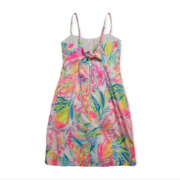 NWT Lilly Pulitzer Shelli Stretch Dress Fiesta Bamba - Picture 5 of 9